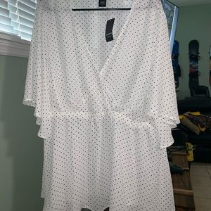 Polkadot short sleeve shirt